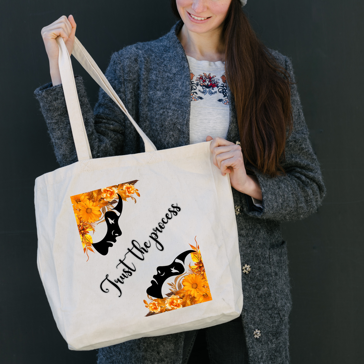 Inspiration Floral Tote Bag